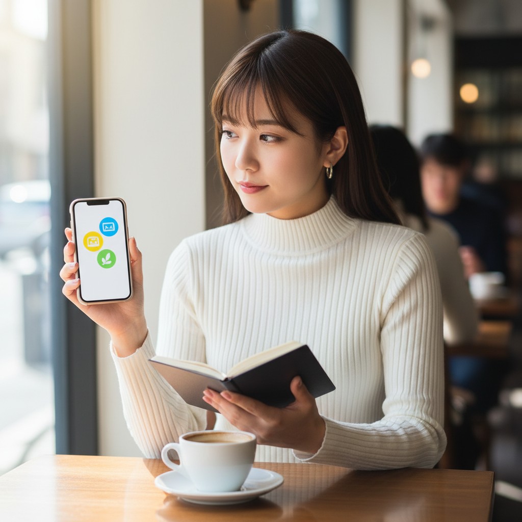 Instagram TikTok YouTubeなどSNSアプリを比較するスマートフォン画面