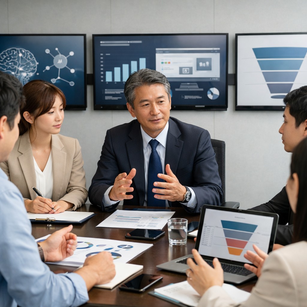 AI検索と広告と営業導線を統合して次の施策を決める日本人経営チーム