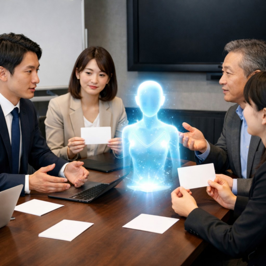 AIエージェント時代のマーケティング運用ルールを話し合う日本人チーム