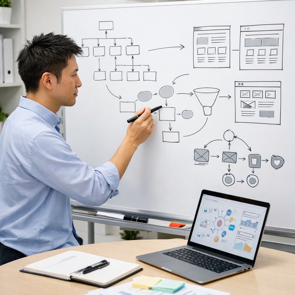 構造化データと内部リンクでサービス導線を設計する日本人Web担当者