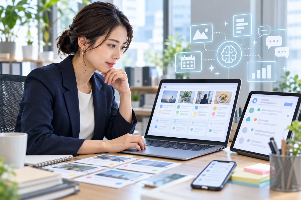 Meta Muse for Small Businessの活用を検討するSNS担当者
