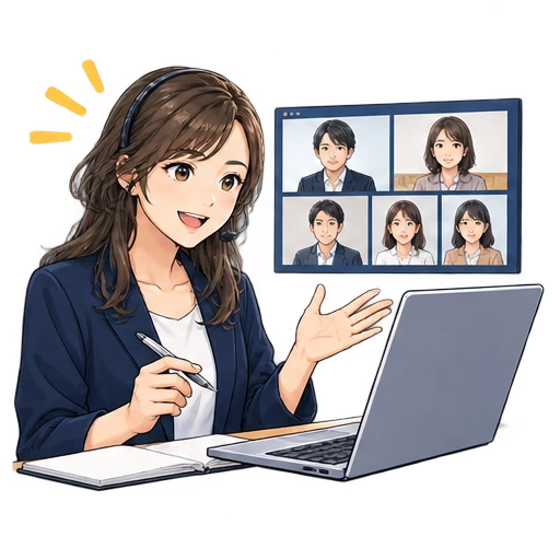 講座ならの集客場面