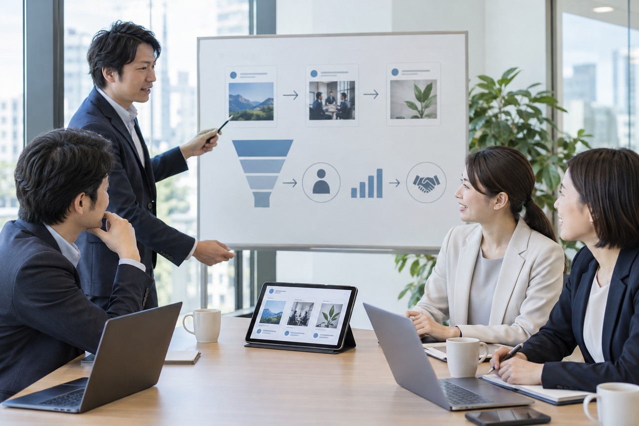 少数の質の高いLinkedIn投稿から商談導線を育てるBtoBチーム